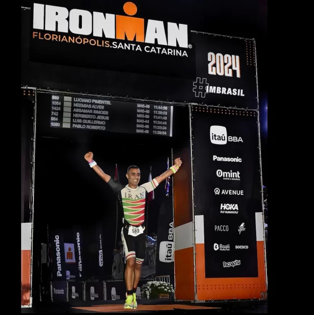 IRONMAN 140.6 Brazil🇧🇷, Floripa | Time: 11hrs:40min:22sec first time finish @rezadarvish_ironman 👏👏💪💪 Our latest training season, which began in December, came to an end with a qualification for the IRONMAN 70.3 World Championship 🇳🇿 in Thailand 🇹🇭, a big improvement in the marathon race time (03:13:14) in Türkiye 🇹🇷, and a first-time IRONMAN 140.6 finish in Brazil 🇧🇷 with a time of 11 hours and 40 minutes. 🏊🚴🏃 🥳 All credits for swimming performances go to Ehsan @ehsan.triathlon 💪💪👏👏 #trainingjourney #traininggoals #triathlon #triathlete #tri #swim #bike #run #swimbikerun #triathlontraining #ironmantraininig #triathletesperformance #trackandfield #athlete #athletics #athletes #gym #fitness #trackandfieldlife #swimmer #runner #running #triathlete #cycling #run #runner #running #enduance3club #endurance3 #endurance