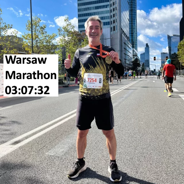Fernando Sousa 🇵🇹 Warsaw Marathon, 42km 🇵🇱 time 03:07:32 👏👏 September 2024 #run #runner #running #marathon #warsawmarathon #trackandfield #athlete #athletics #athletes #gym #fitness #trackandfieldlife #marathon #42km #enduance3club #endurance3 #endurance